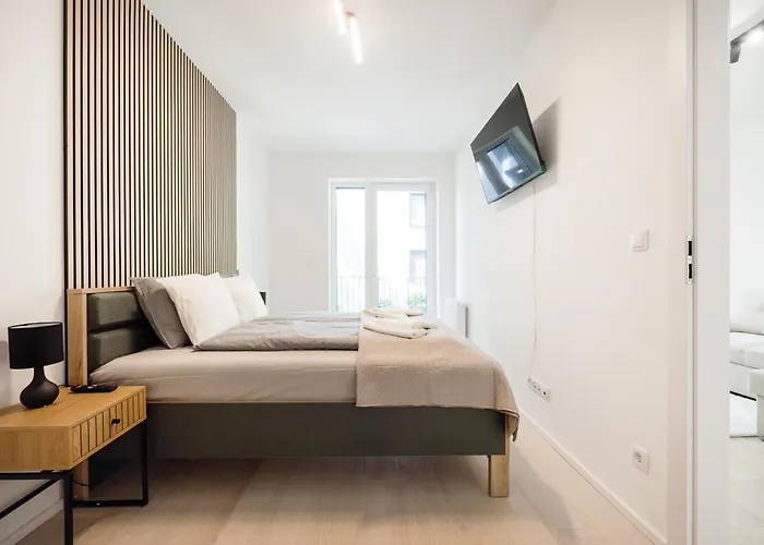 Apartment Modern With Balcony And Parking Budapest
